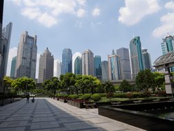 Shanghai Pudong Tower Skyscraper China Bun