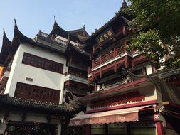 China, Shanghai, Building, Pagoda