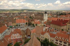 Sibiu City Medieval Architecture Travel Ro
