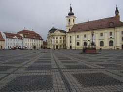 Sibiu Transylvania Romania Buildings Old T