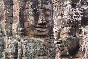 Bayon Temple Temple Travel Antique Old Mov