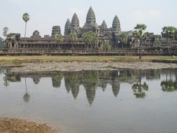 Cambodia Siem Reap Angkor Wat Temple Landm