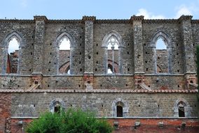 San Galgano, Tuscany, Italy, Abandoned