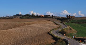 Val D'Arbia Siena Tuscany Italy Landscape