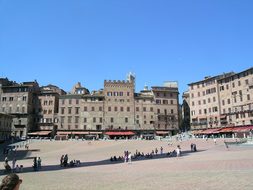 Italy Tuscany Siena Square Of The Field Ar