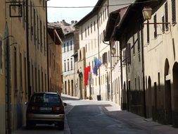 Countryside, Italian, Street, Narrow