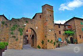 Monticchiello Of Pienza, Siena, Tuscany