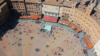 Siena Piazza Middle Ages Architecture Land