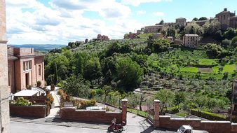 Siena, Tuscany, Park, Garden, Stadtmitte