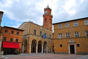 Pienza, Square Pious Pope Ii, Tuscany