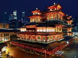 Buddha Tooth Relic Temple Singapore Chinat