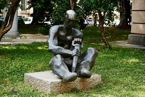 Bulgaria, Sofia, Sculpture, Monument