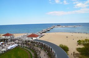 The Pier Polish Sea The Baltic Sea Beach P
