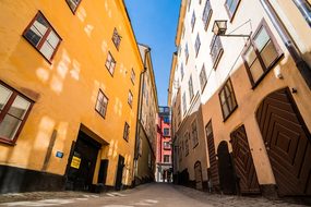 Stockholm Sweden Old City Alley Europe Tou