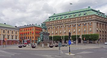 Stockholm, Gustav-Adolf-Platz, Rondelle