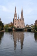 Strasbourg, Church, River, France