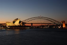 Australia, Sunset, Sydney, Opera