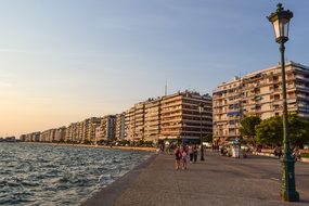 Greece, Thessaloniki, Promenade, City