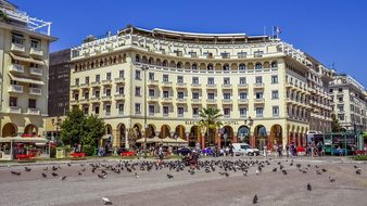 Greece, Thessaloniki, City, Square