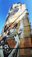 Wall, Art, Graffiti, Lady, Female