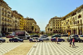 Greece, Thessaloniki, City, Square