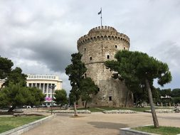 Greece White Tower Greek European Thessalo