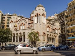 Greece, Thessaloniki, Church, Street