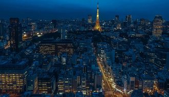 Tokyo Japan Tokyo Tower Night Night City T