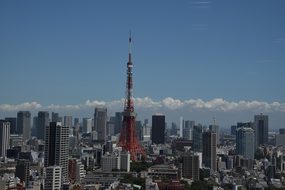 Tokyo Tower Tokyo Japan City Cityscape Tok