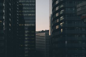 City Cityscape Buildings Offices Toronto C
