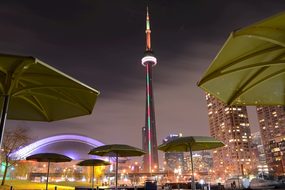 Toronto Urban Park Hto Canada Cityscape Sk