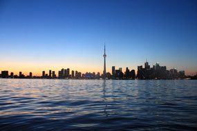 Toronto Canada Skyline Architecture Cn Tow