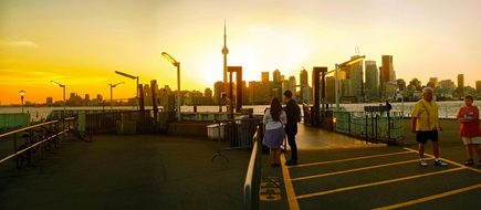 Toronto Ontario Canada Island Cn Tower Cit