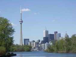 Toronto Canada Skyline Cn Tower Toronto To