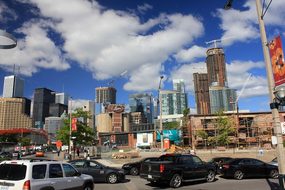 Toronto Skyscrapers Cityscape City Metropo