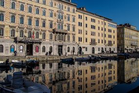 Trieste, Canal, Sea, Blue, Sky, Water