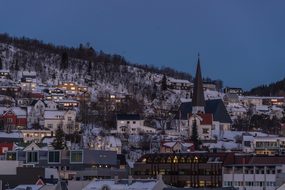 Norway, Coast, Tromso, Architecture