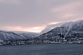 Arctic, Beautiful, Sky, Habour, Mountain
