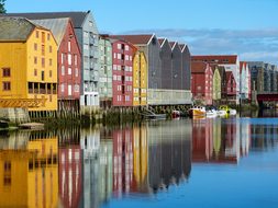 Norway Trondheim Storage Houses Scandinavi