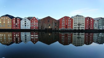 Norway, Trondheim, Architecture, City