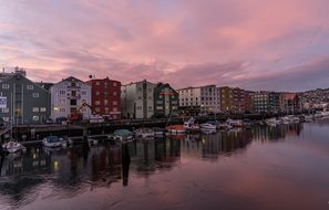Trondheim, Norway, Sunrise, River