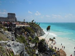 Tulum Sea Summer Mexico Beach Maya Yucatan