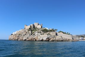 Castle, City, Sea, PeñÃscola, Castellón