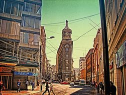 Chile, Valparaiso, City, Corner