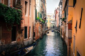 Venice Italy Gondolas Channel Venice Venic