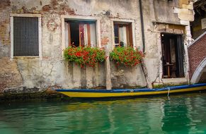 Venice, Boat, Colors, House, Home, Door