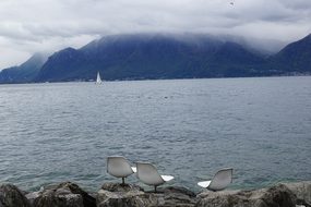 Vevey, Switzerland, Lake Geneva, Lake