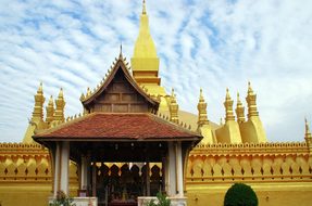 Laos Vientiane Wat Pha That Luang Golden P