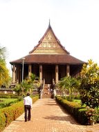 Wat, Temple, Laos, Indochina, Oriental