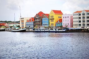 Antilles Curacao Willemstad Landscape Hous